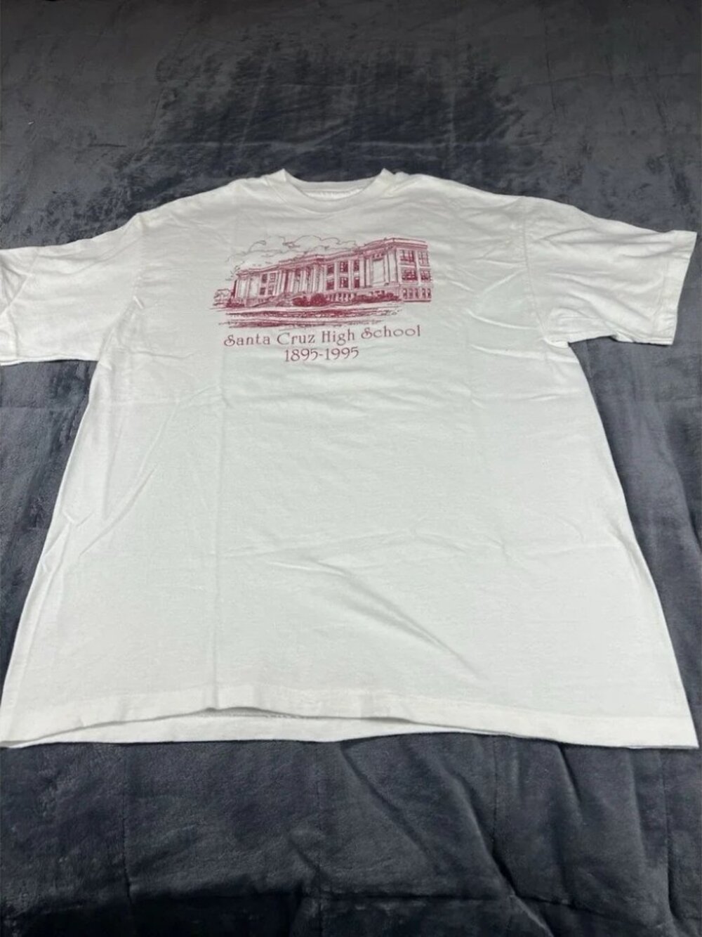 Vintage 90s Santa Cruz High School single‎ stitch t shirt Size L